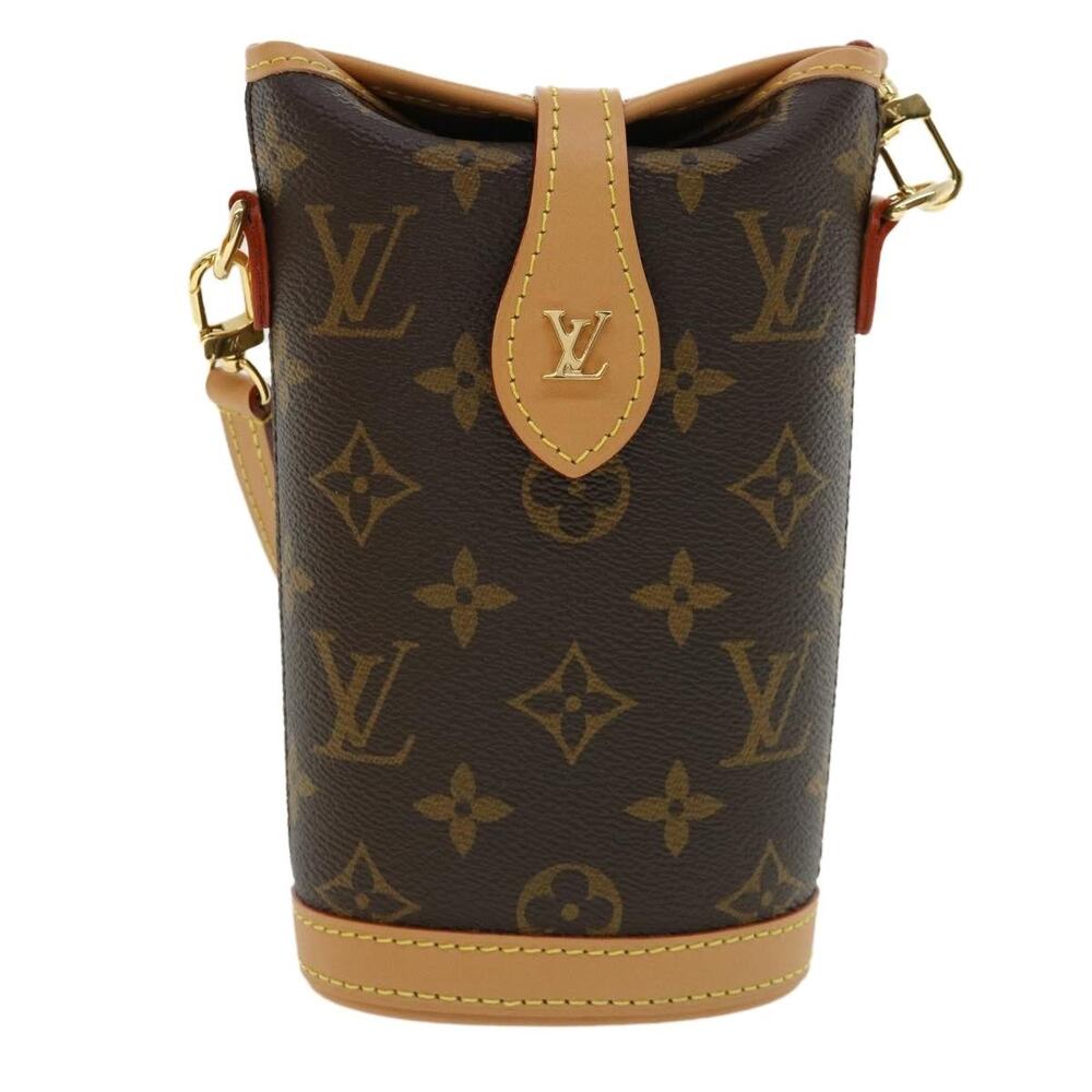 Louis Vuitton Monogram Fold Me Pouch Shoulder Bag Brown